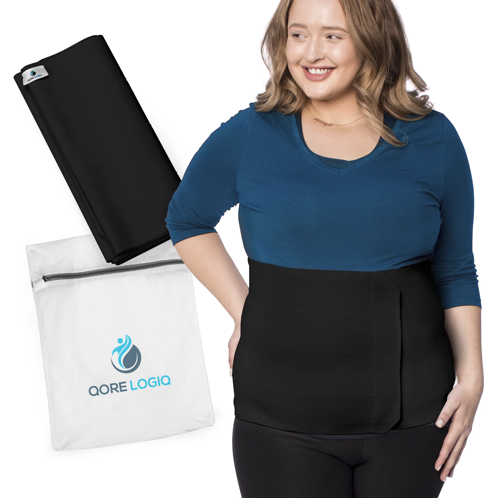 Plus Size 12 Inch Abdominal Binder - Image 5